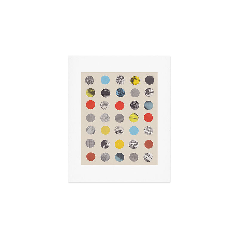 Paper Pattern / Circles Art Print Gallery Image 1