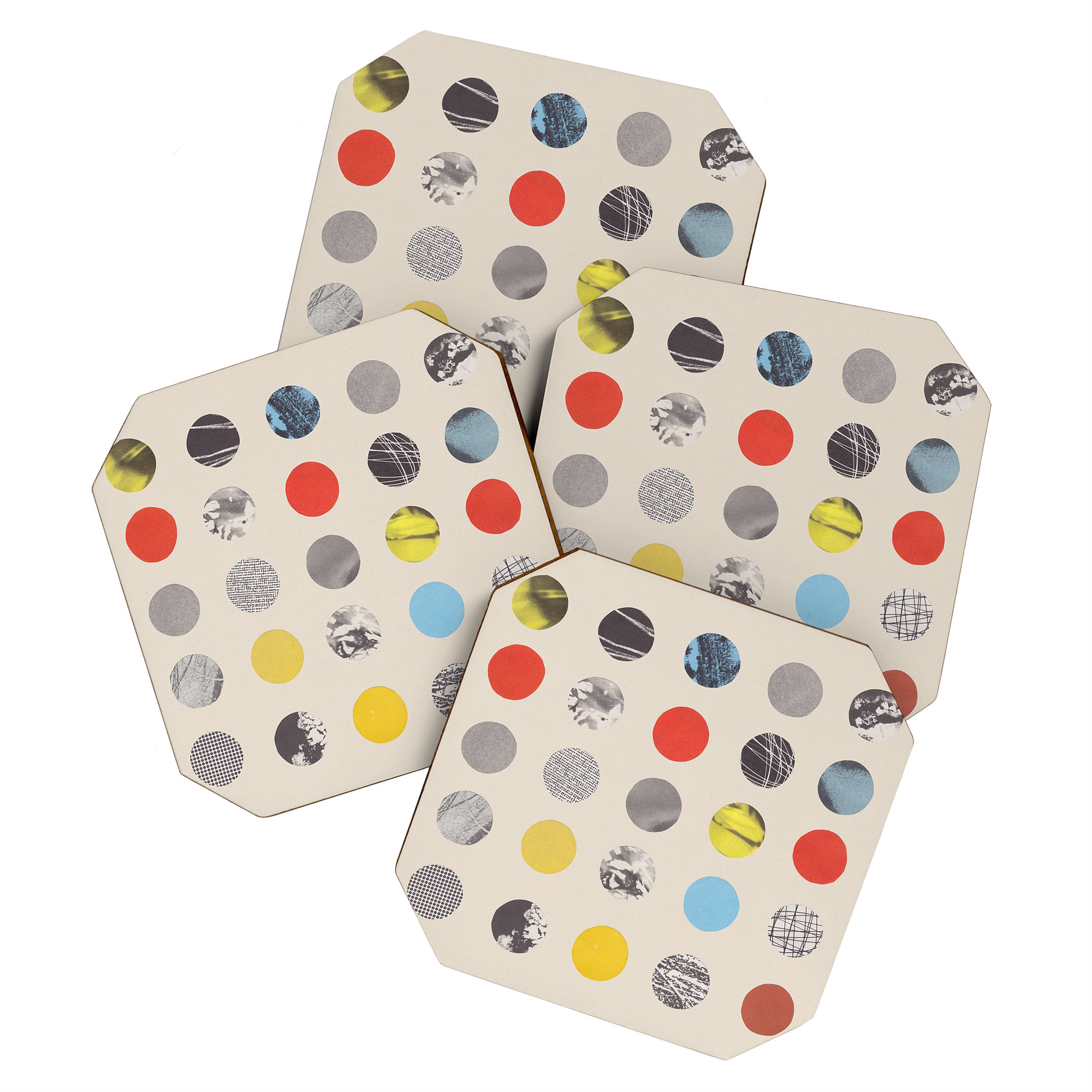 Paper Pattern / Circles Coaster Gallery Image 1