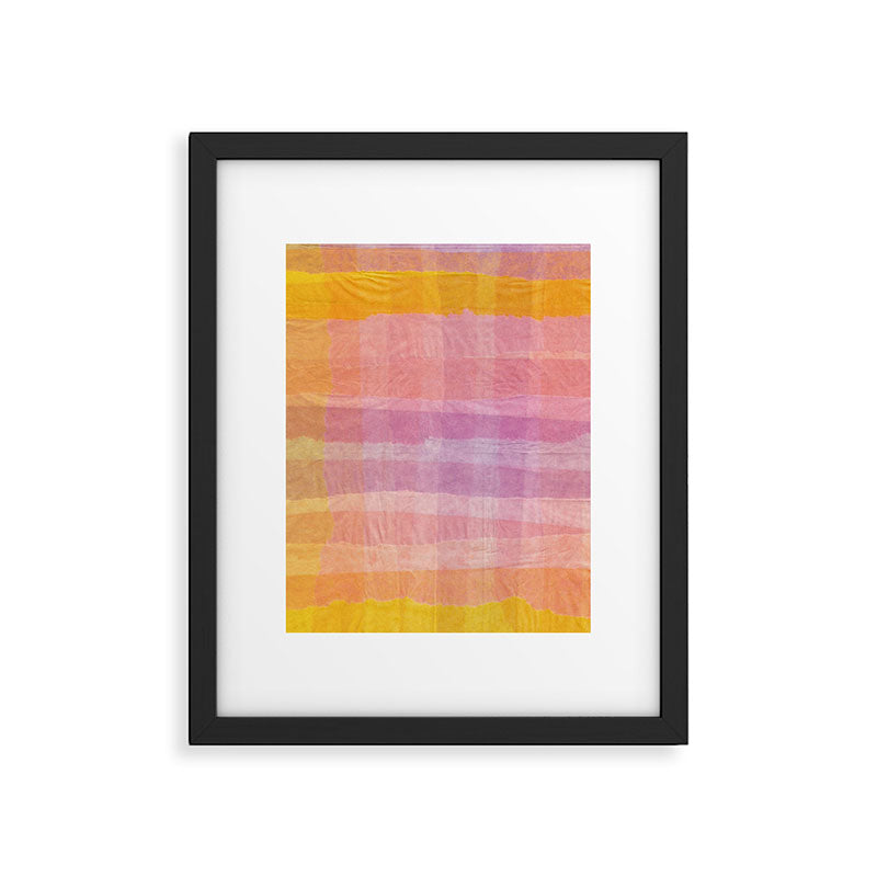 Paper Plaid Framed Art Print Gallery Image 5