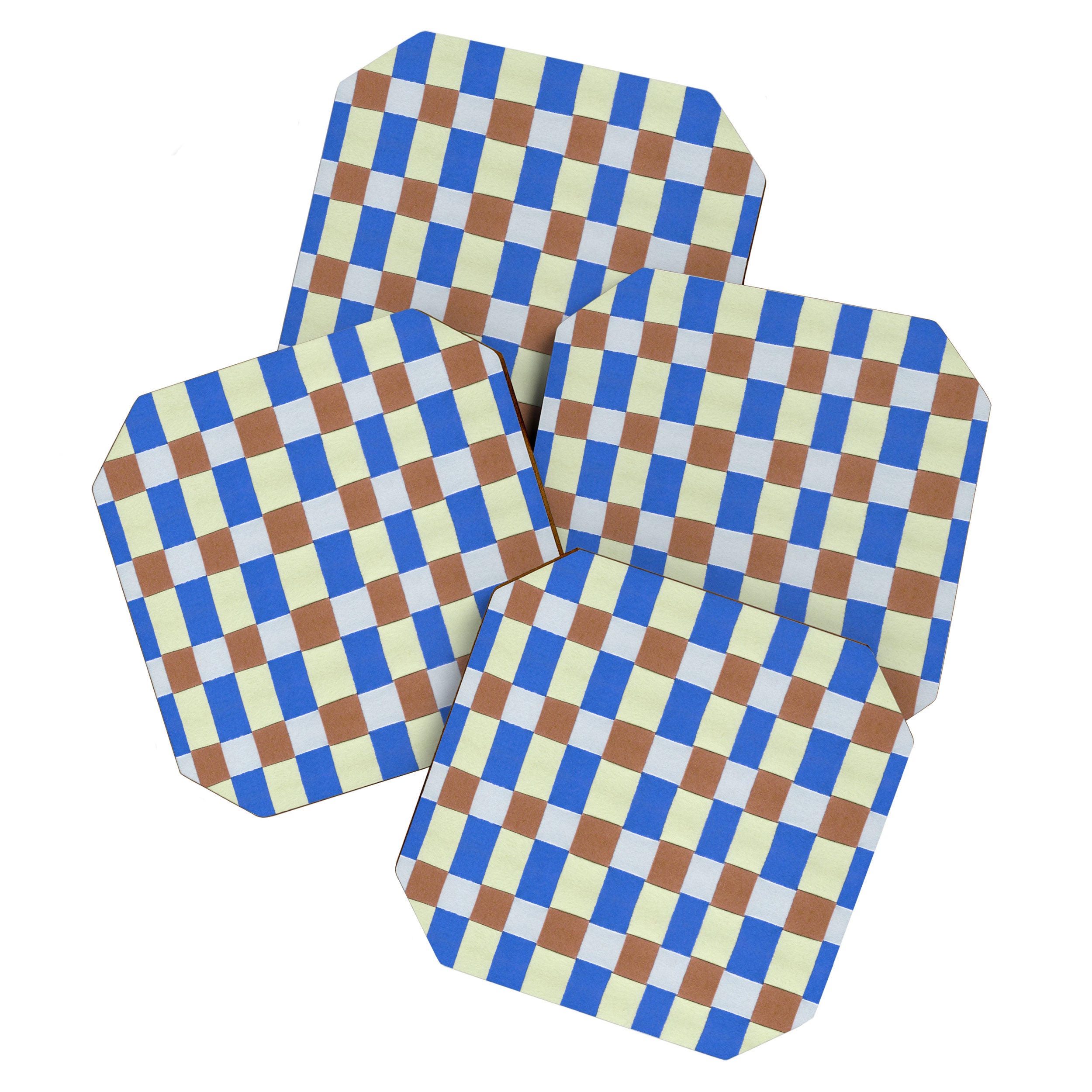 Paper Weaving Pattern #1 Coaster Gallery Image 1