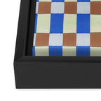 Paper Weaving Pattern #1 Framed Canvas Print Gallery Image 3