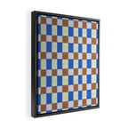 Paper Weaving Pattern #1 Framed Canvas Print Gallery Image 2
