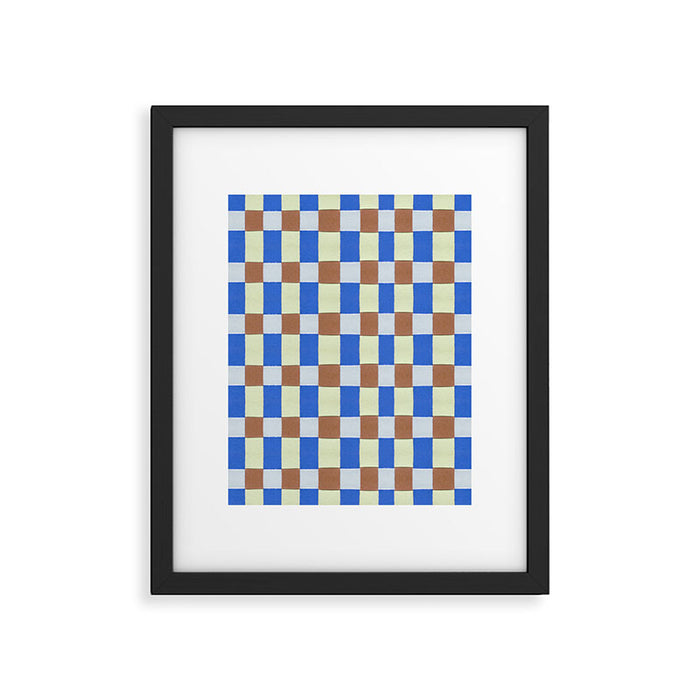Paper Weaving Pattern #1 Framed Art Print Gallery Image 1