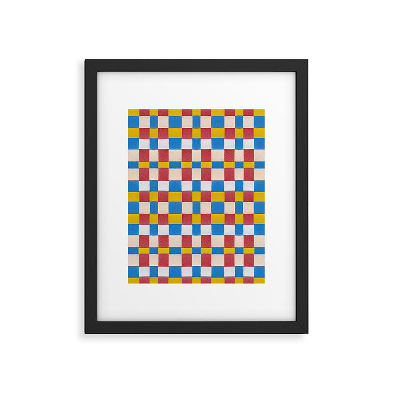 Paper Weaving Pattern #2 Framed Art Print Gallery Image 5