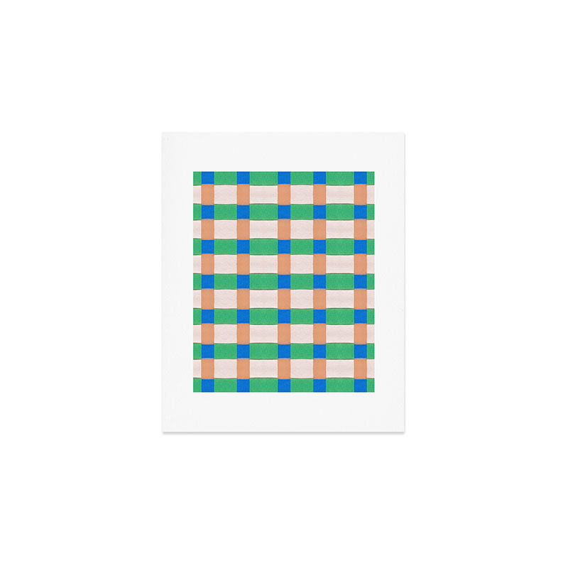 Paper Weaving Pattern #3 Art Print Gallery Image 1