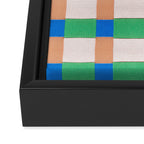 Paper Weaving Pattern #3 Framed Canvas Print Gallery Image 3