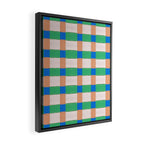 Paper Weaving Pattern #3 Framed Canvas Print Gallery Image 2