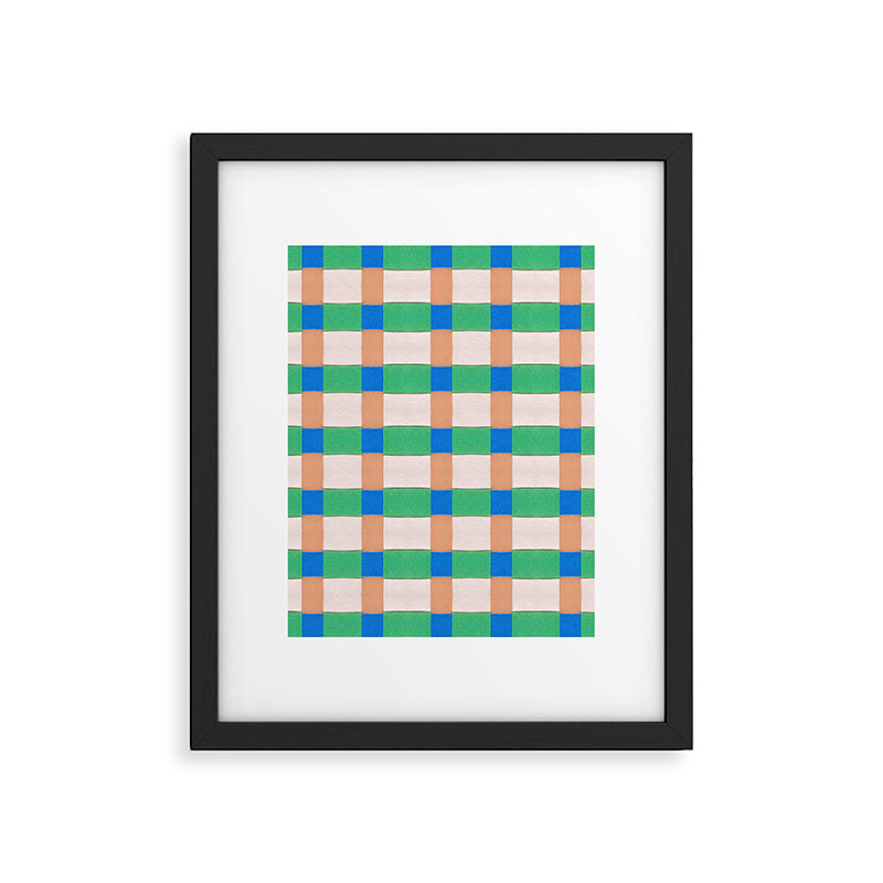Paper Weaving Pattern #3 Framed Art Print Gallery Image 5