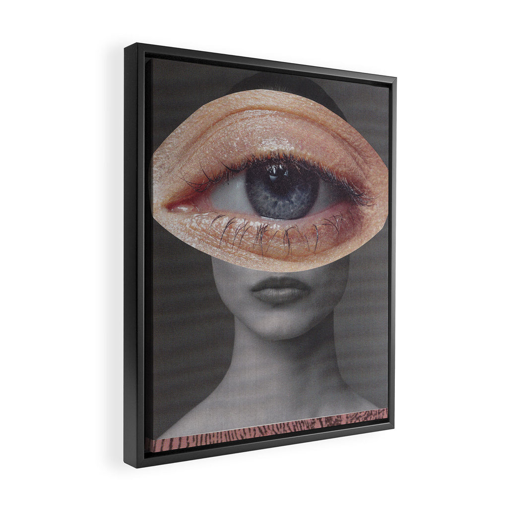Passport Photo Framed Canvas Print Gallery Image 2