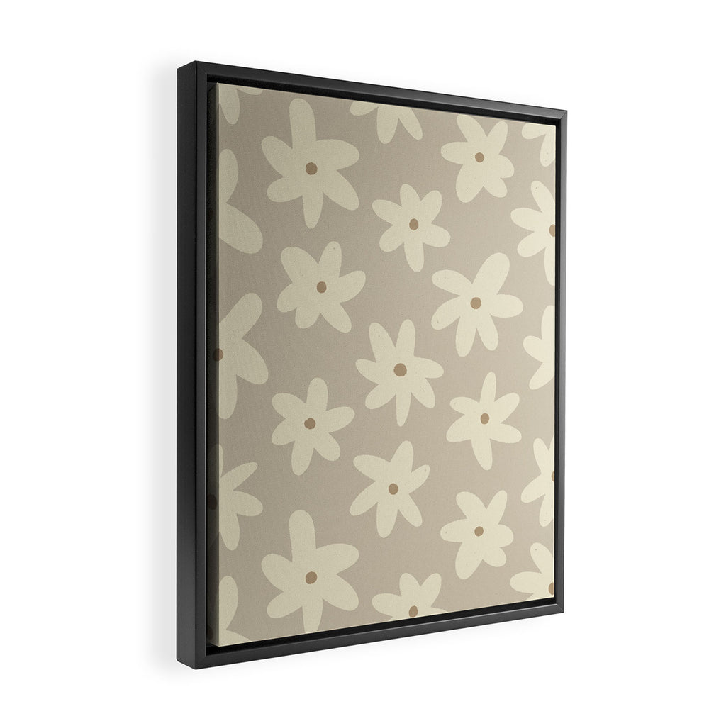 Pastel Daisies Framed Canvas Print Gallery Image 2