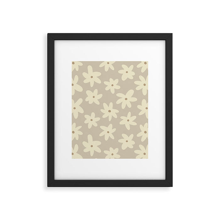 Pastel Daisies Framed Art Print Gallery Image 1