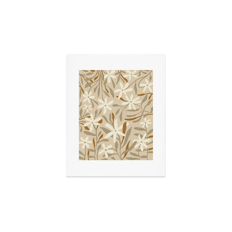 Pastel Wildflowers Art Print Gallery Image 1