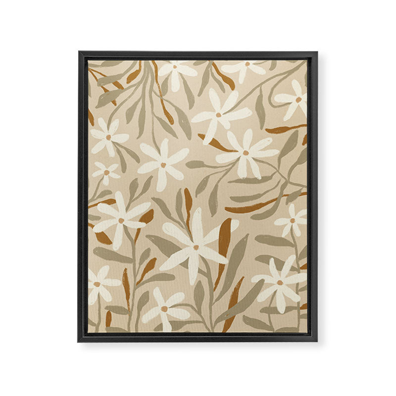 Pastel Wildflowers Framed Canvas Print Gallery Image 8