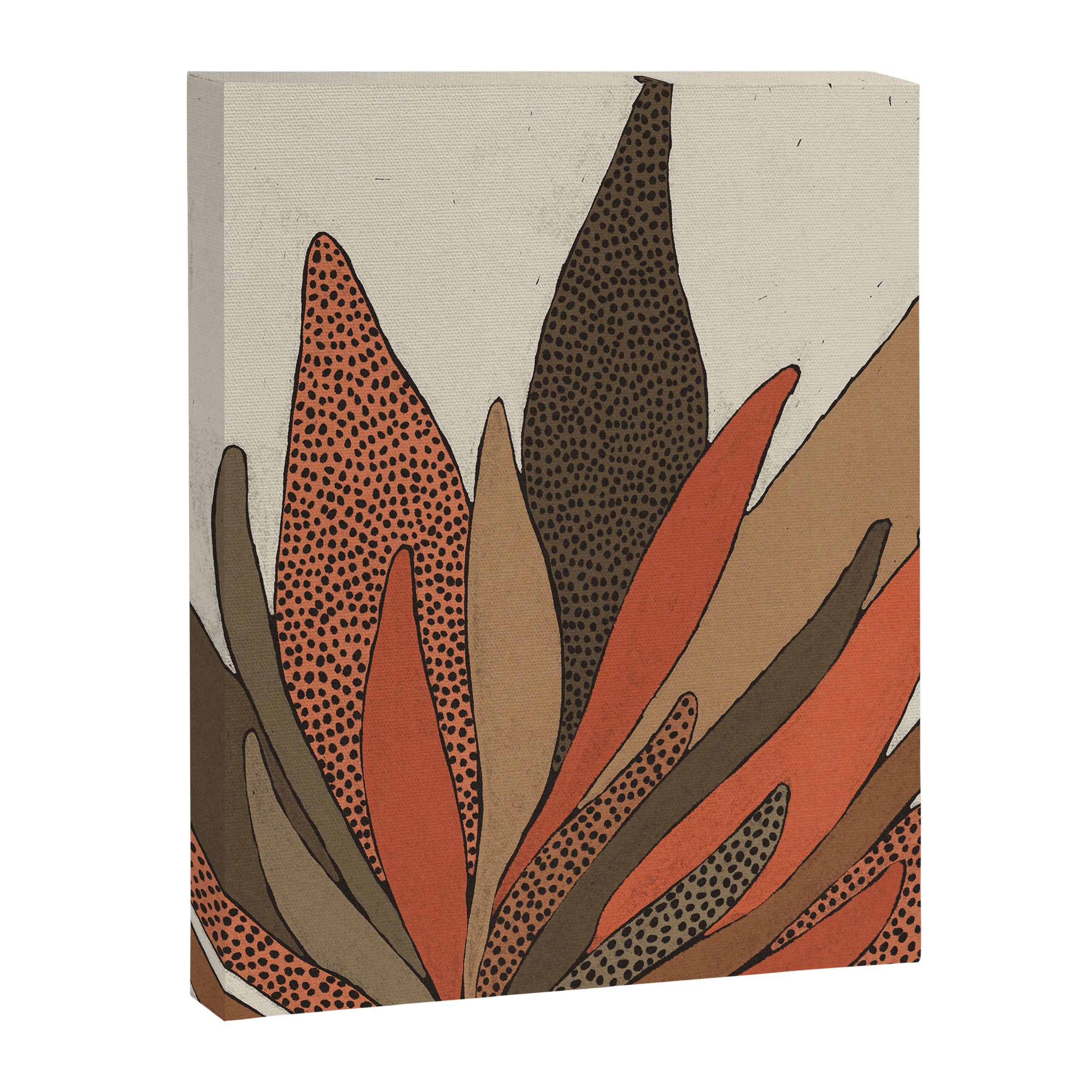 Patterned Plant Canvas Print Gallery Image 6