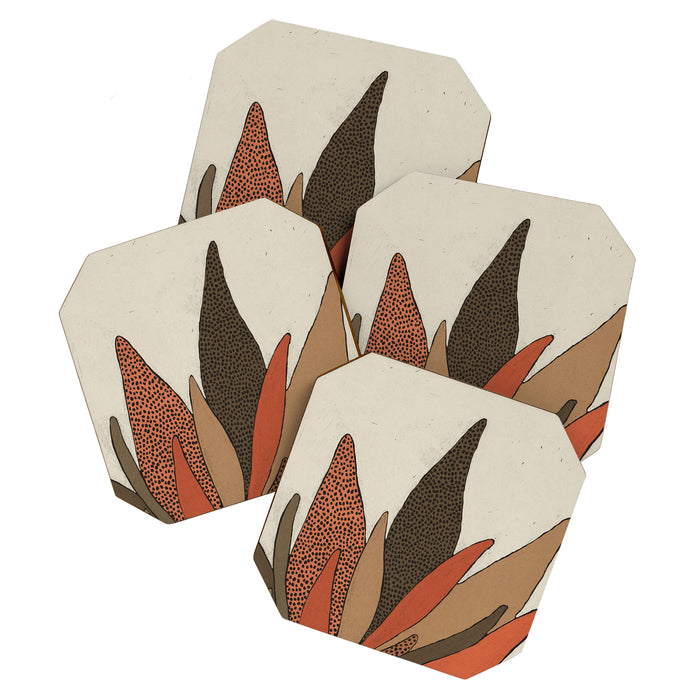 Patterned Plant Coaster Gallery Image 1