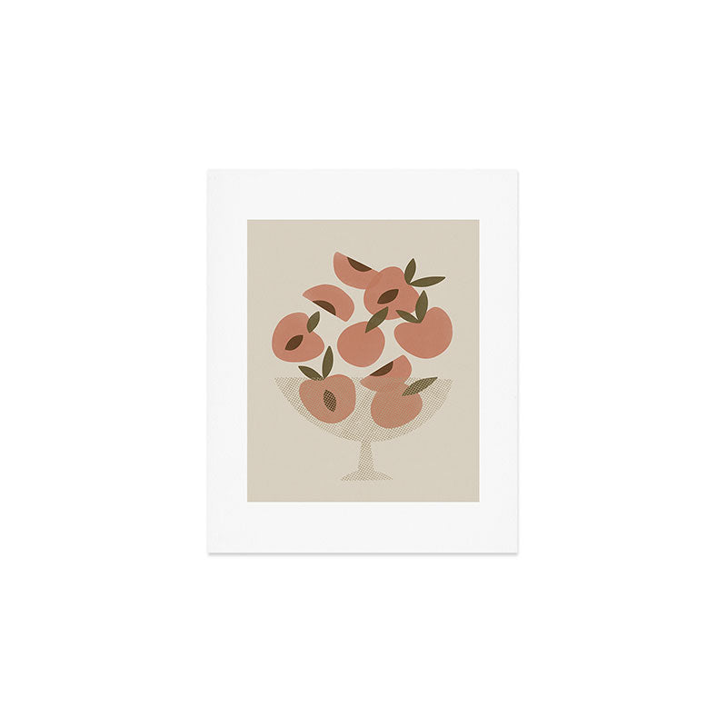 Peach Bowl Art Print Gallery Image 1