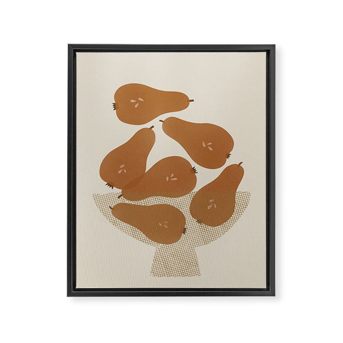 Pear Bowl Framed Canvas Print Gallery Image 1