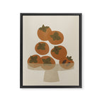 Persimmon Bowl Framed Canvas Print Gallery Image 8