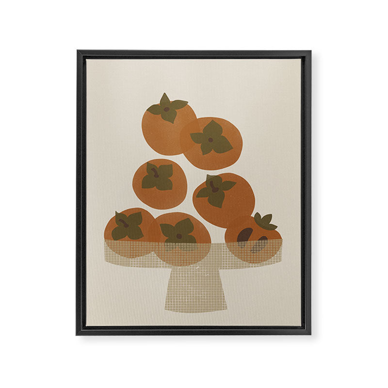 Persimmon Bowl Framed Canvas Print Gallery Image 8