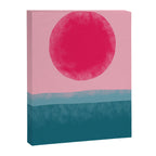 Pink Sun Canvas Print Gallery Image 6