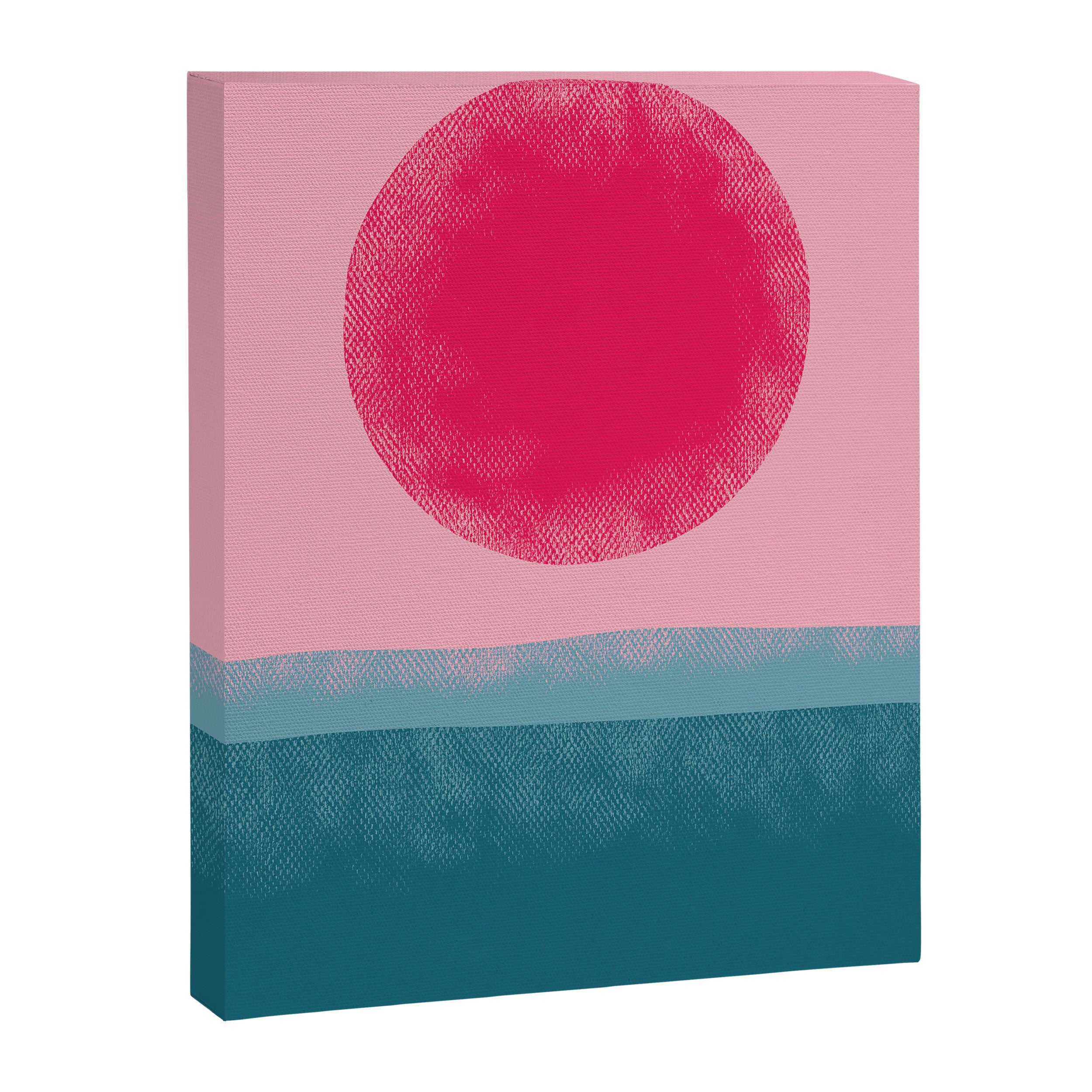Pink Sun Canvas Print Gallery Image 6