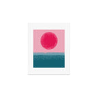 Pink Sun Art Print Gallery Image 1