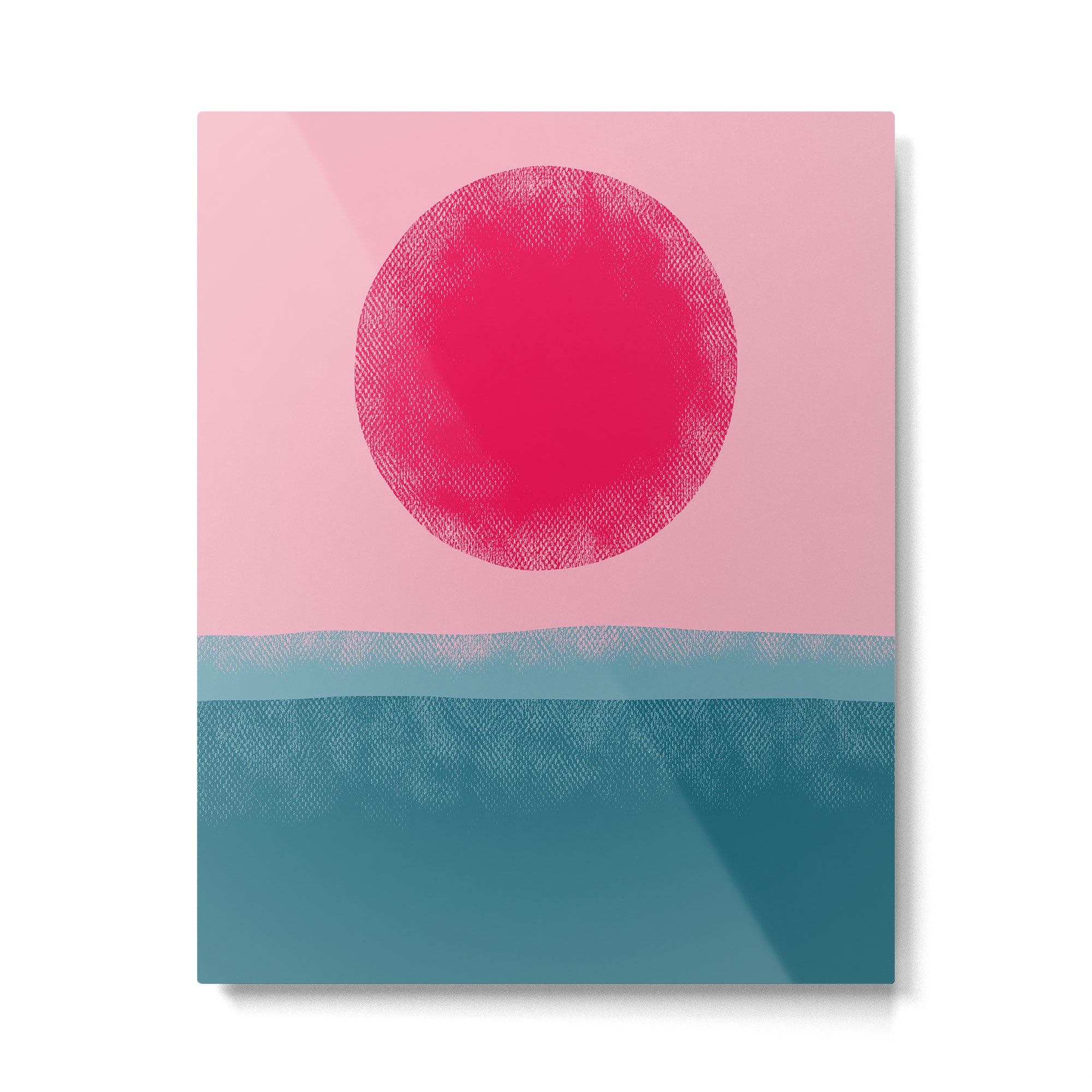 Pink Sun Metal Print Gallery Image 4