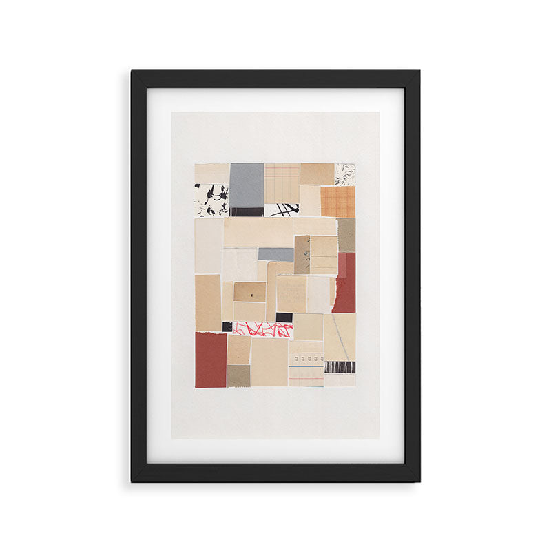 Plan B / Mixed Media Collage Framed Art Print Gallery Image 2