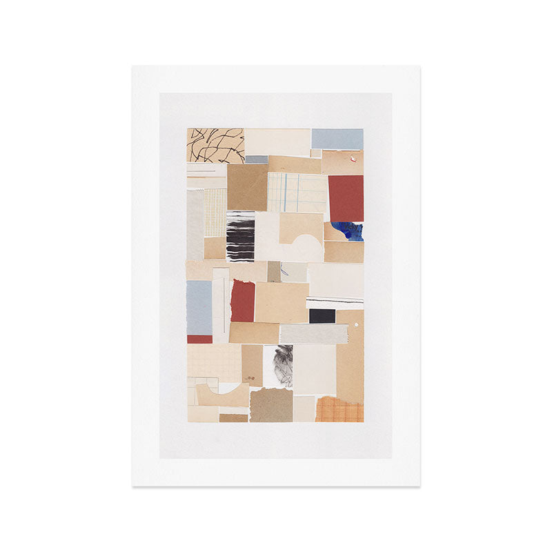 Plan / Mixed Media Collage Art Print Gallery Image 1