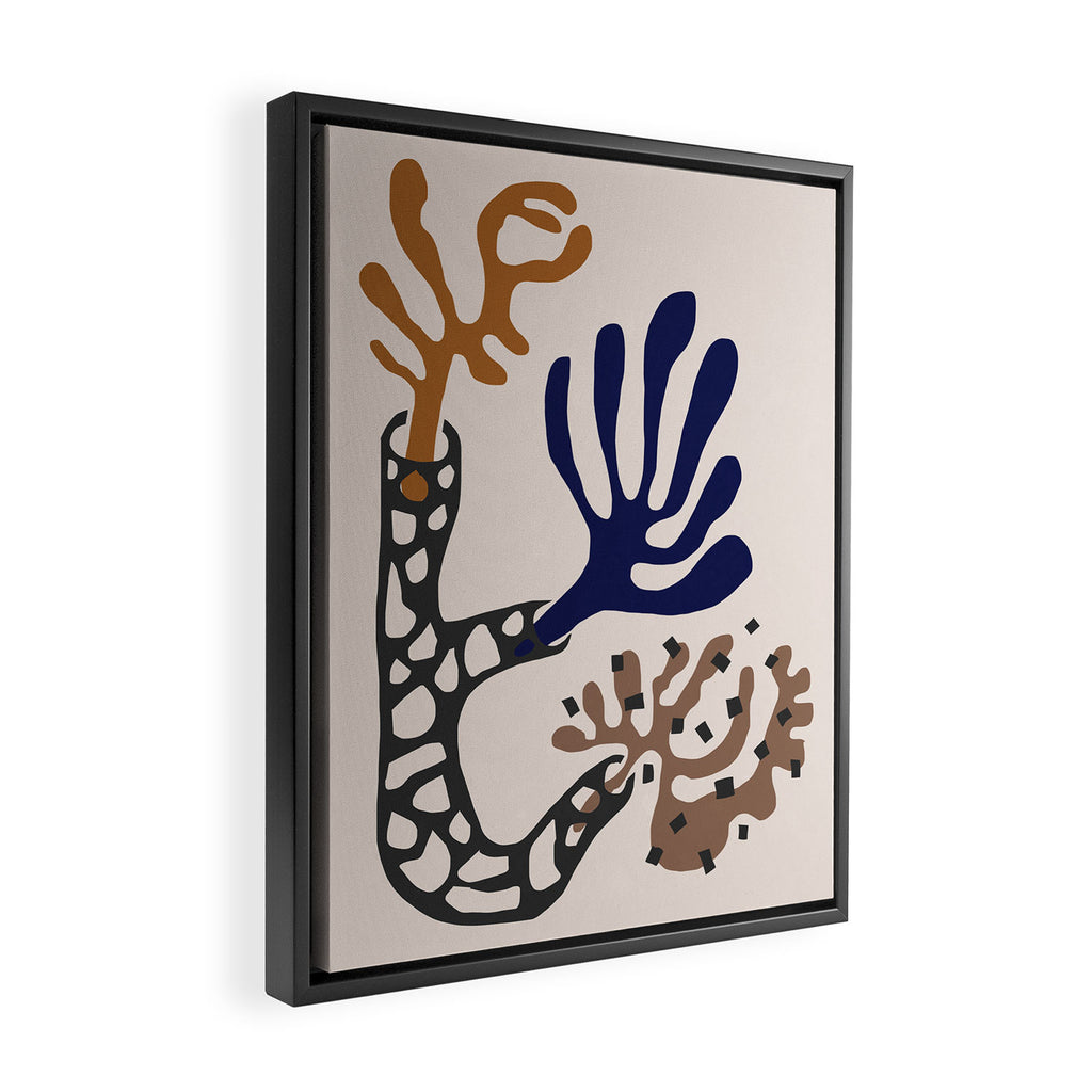 Plant Composition II Framed Canvas Print Gallery Image 2