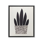 Plant in a pot #1 Framed Canvas Print Gallery Image 6