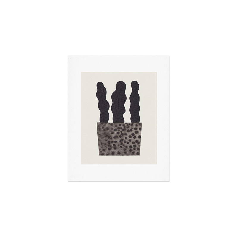 Plant in a pot #2 Art Print Gallery Image 1
