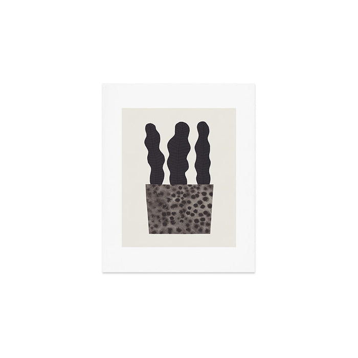Plant in a pot #2 Art Print Gallery Image 1