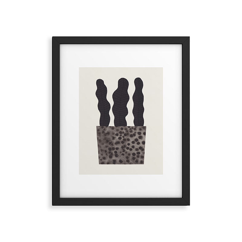 Plant in a pot #2 Framed Art Print Gallery Image 5