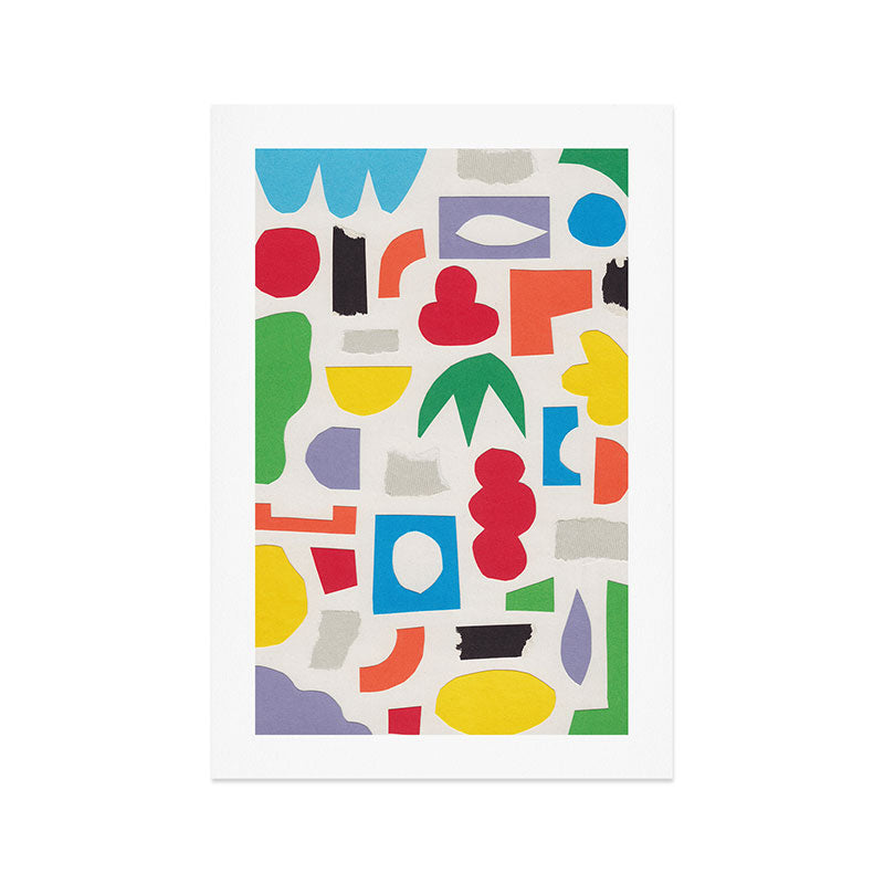 Playful Collage #3 Art Print Gallery Image 1