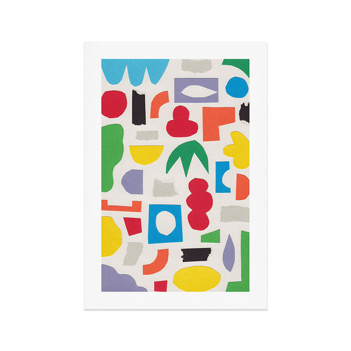 Playful Collage #3 Art Print Gallery Image 1