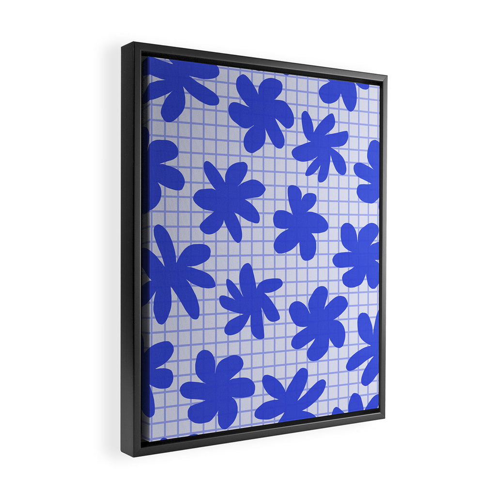 Playful Flowers #2 Framed Canvas Print Gallery Image 2