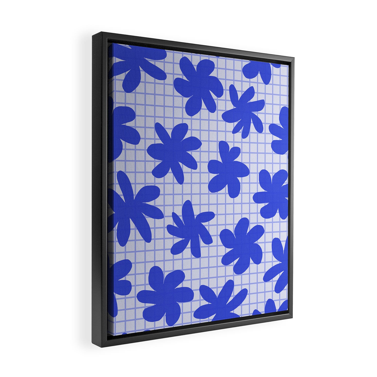 Playful Flowers #2 Framed Canvas Print Gallery Image 2