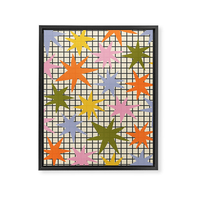 Playful Stars #1 Framed Canvas Print Gallery Image 8
