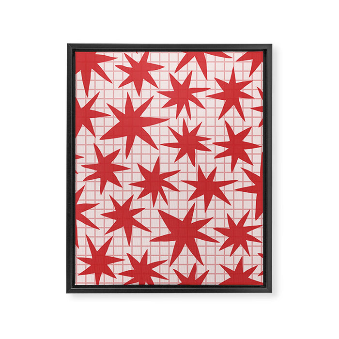 Playful Stars #2 Framed Canvas Print Gallery Image 1
