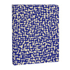 Playful strokes #4 / Blue on Beige Canvas Print Gallery Image 6