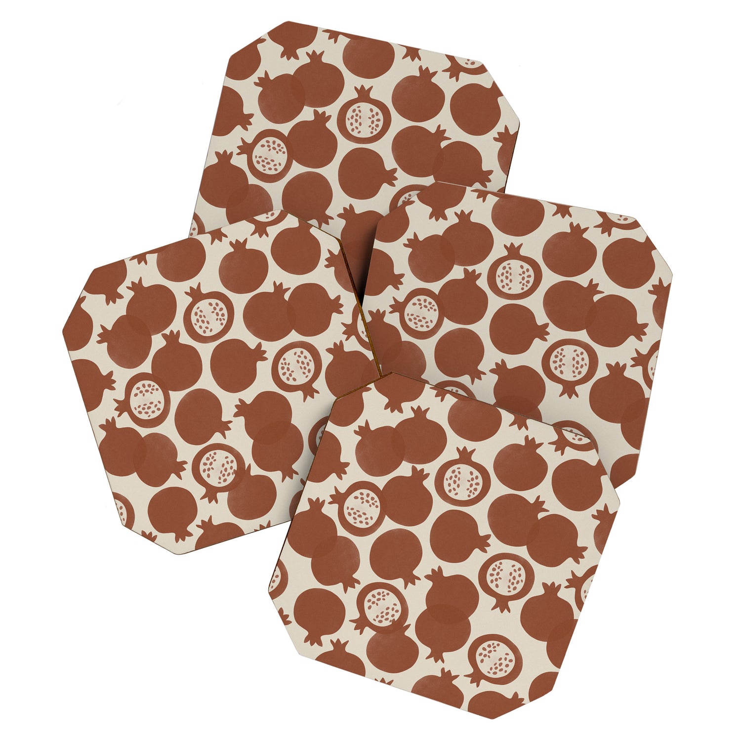 Pomegranate Bowl Coaster Gallery Image 1