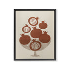 Pomegranate Bowl Framed Canvas Print Gallery Image 8