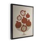 Pomegranate Bowl Framed Canvas Print Gallery Image 2