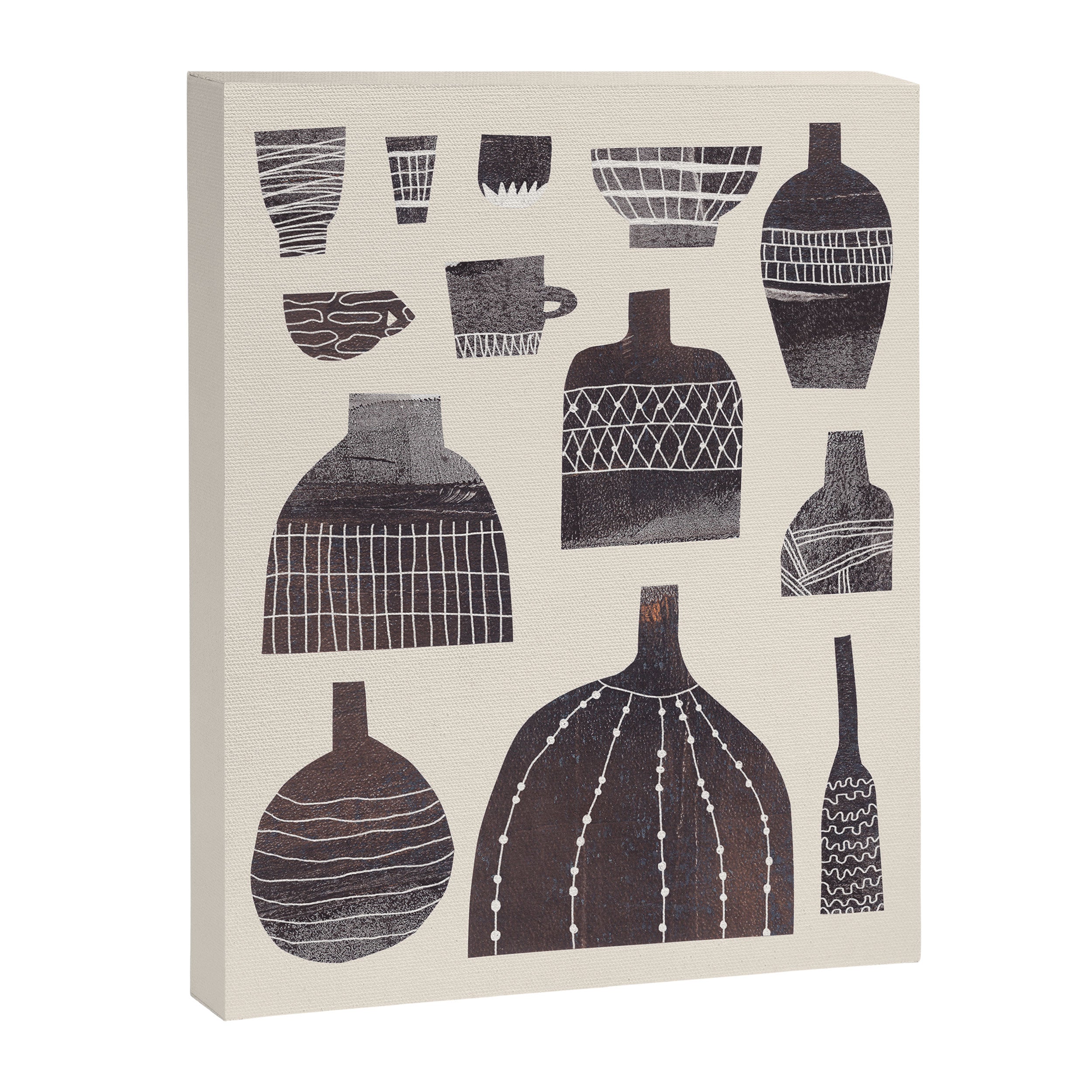 Pottery and Patterns #2 Canvas Print Gallery Image 6