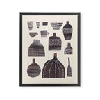 Pottery and Patterns #2 Framed Canvas Print Gallery Image 6