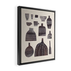 Pottery and Patterns #2 Framed Canvas Print Gallery Image 2