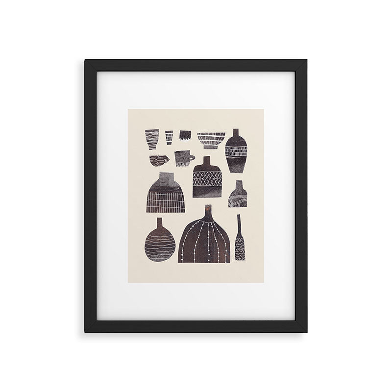 Pottery and Patterns #2 Framed Art Print Gallery Image 5