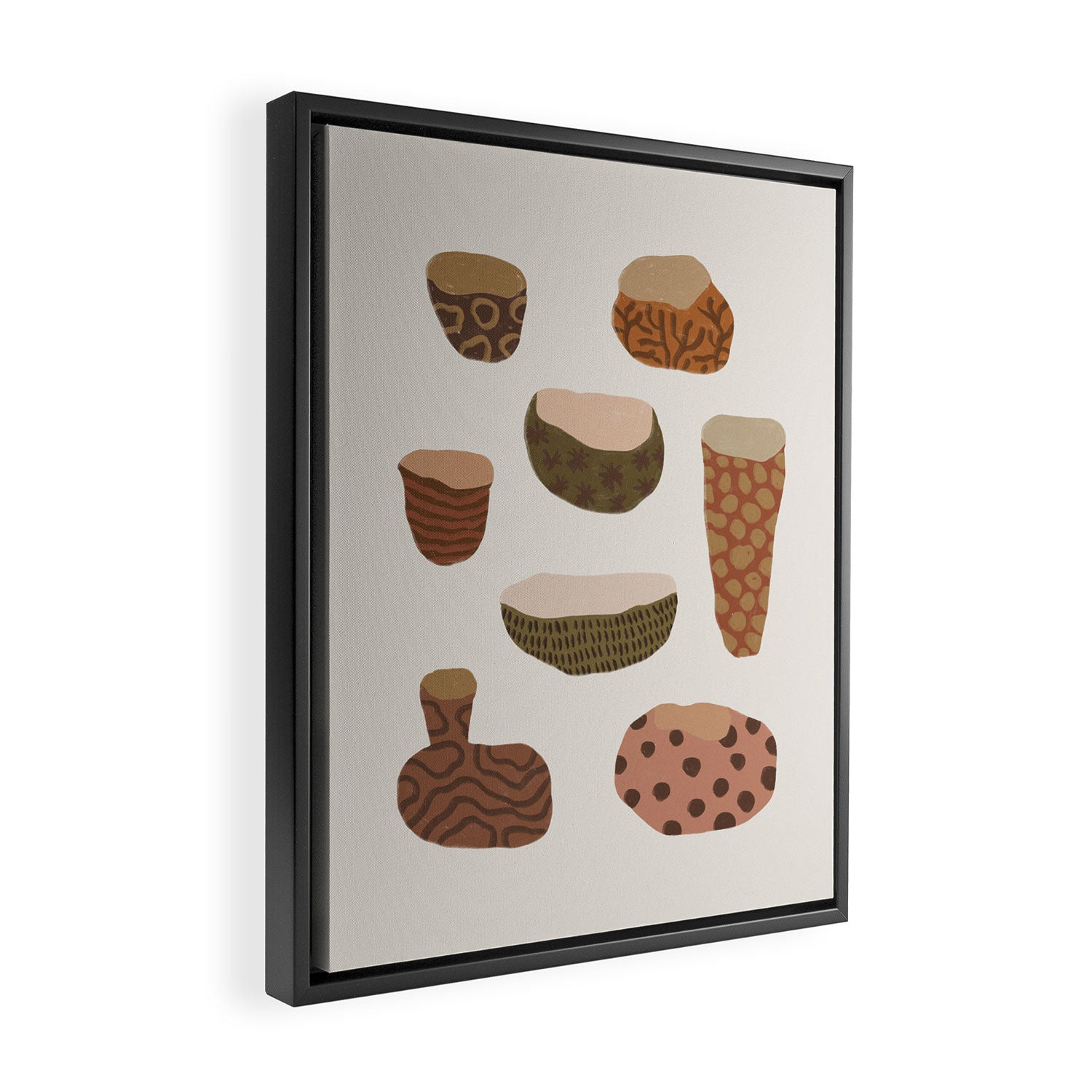 Pottery Framed Canvas Print Gallery Image 2