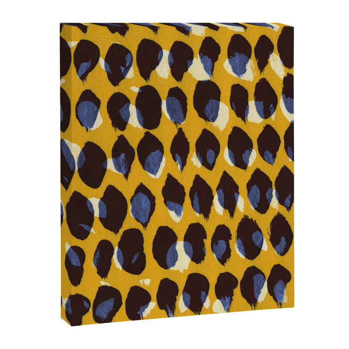 Pure Strokes #1 / Yellow & Blue Pattern Canvas Print Gallery Image 1